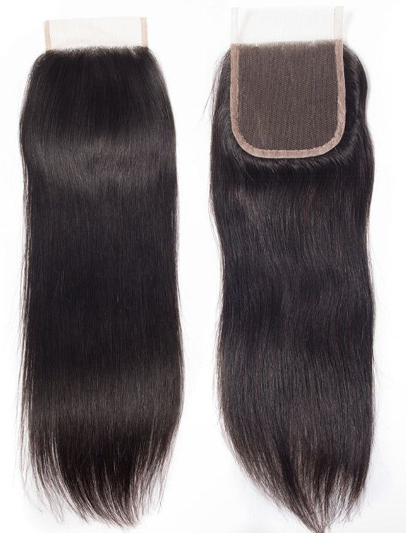 RAW 4x4 Invisible Straight HD Lace Closure