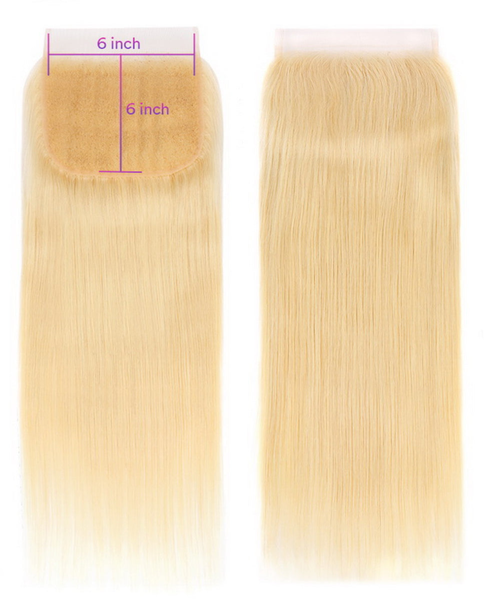 RAW 613 6x6 Invisible HD Straight Lace Frontal