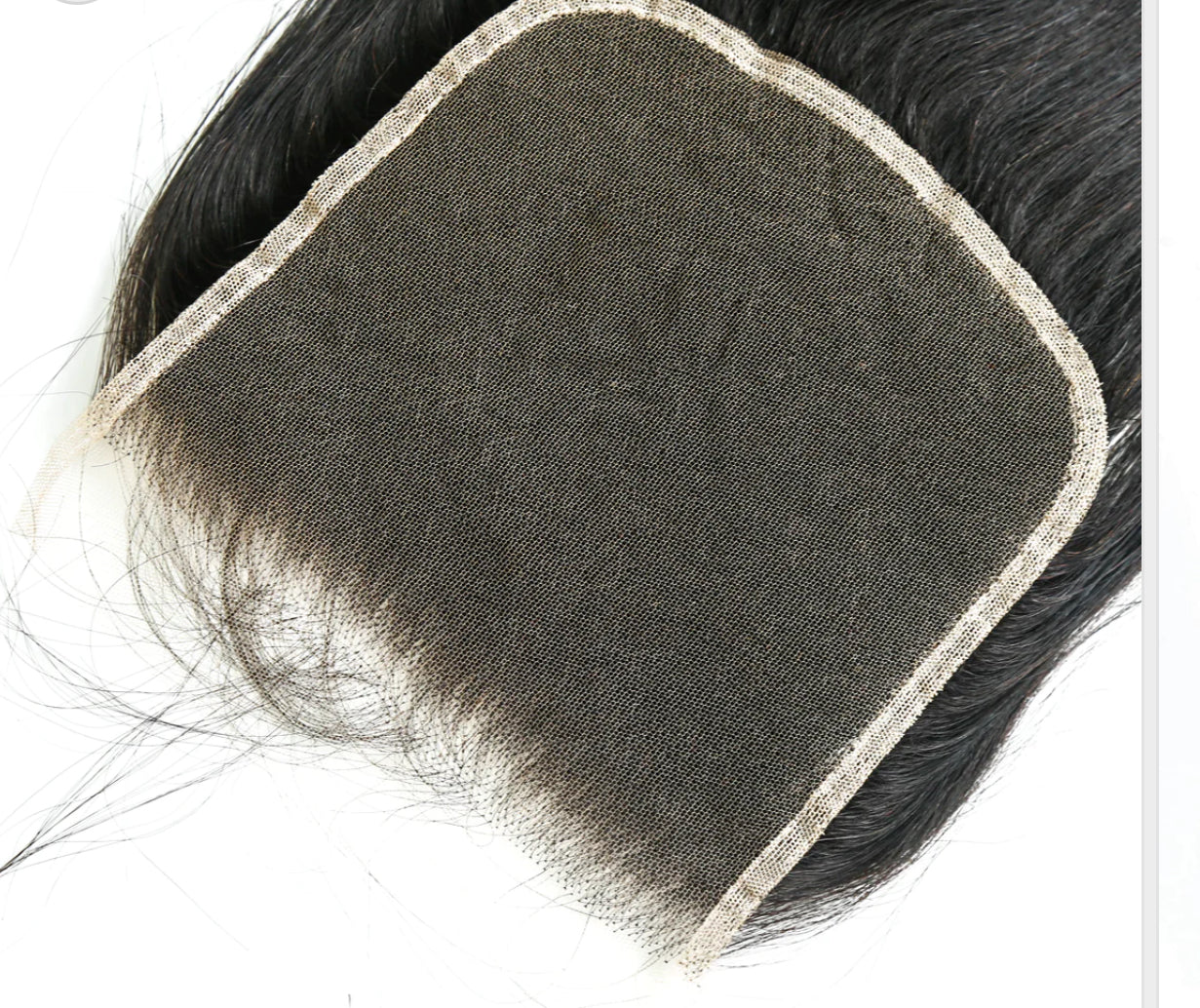 RAW 6x6 Invisible HD Straight Lace Closure