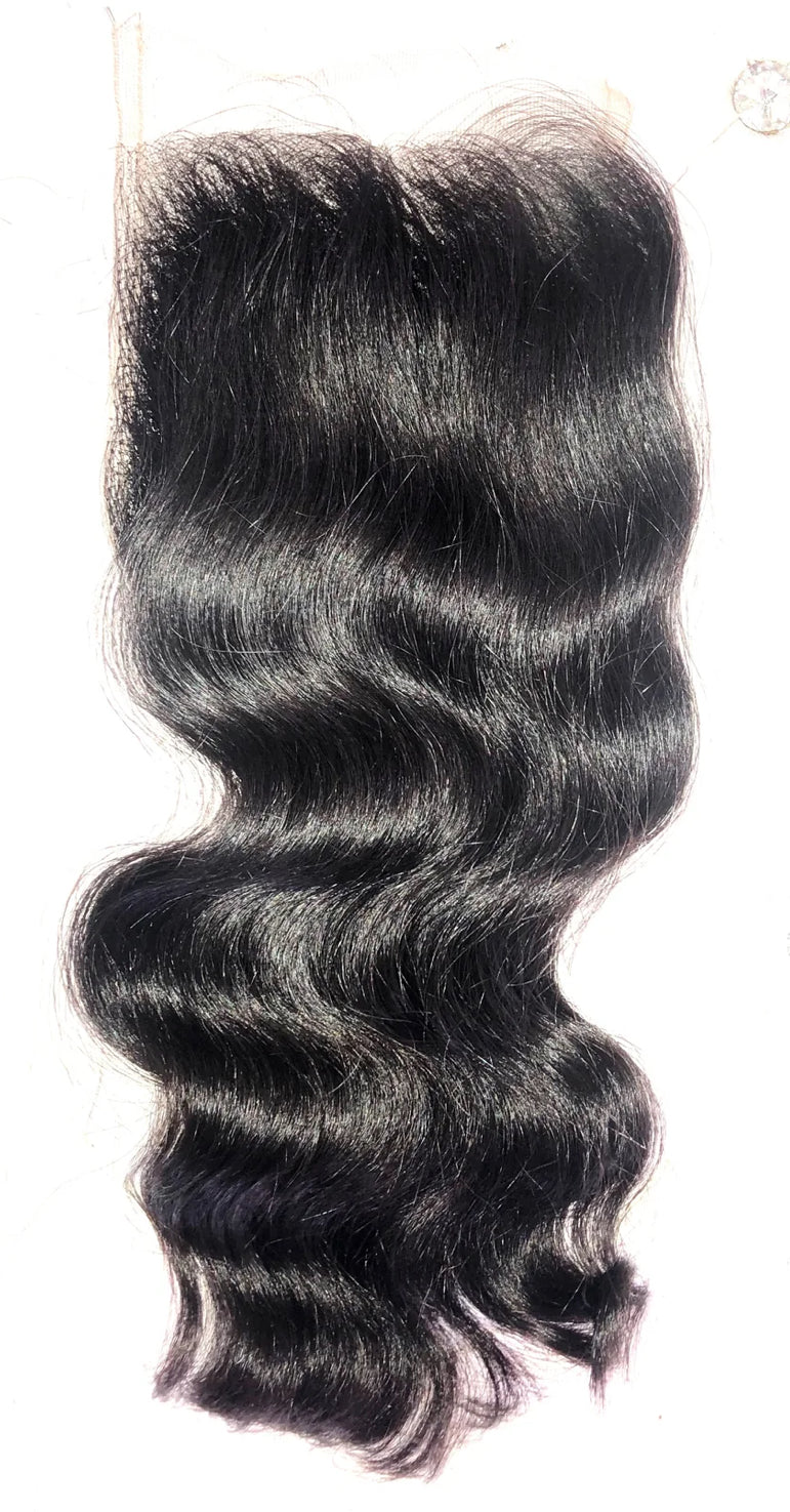 RAW 6x6 Invisible HD Wavy Lace Closure