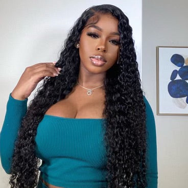 13x4 Deep Wave Invisible HD Frontal Wig